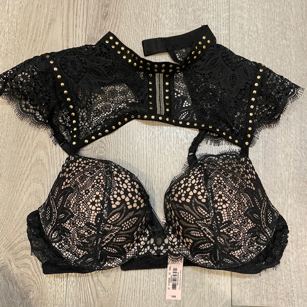 Victoria’s Secret push up bra 32b with lace top